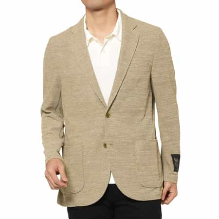 ジャージー素材テーラードジャケット