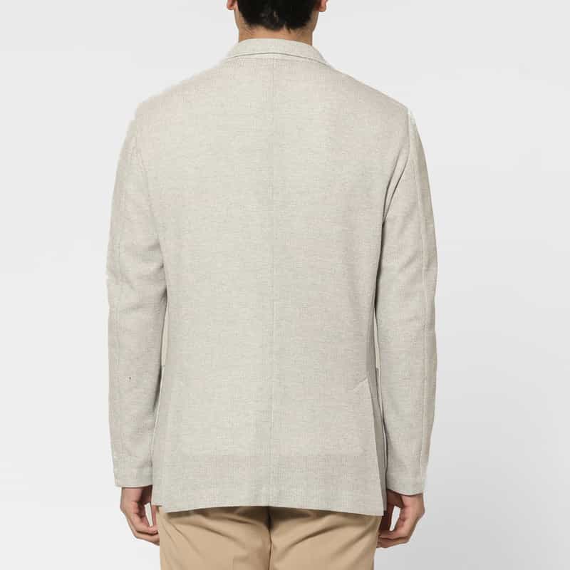 BARNEYS NEW YORK ジャージー素材テーラードジャケット LIGHT GRAY