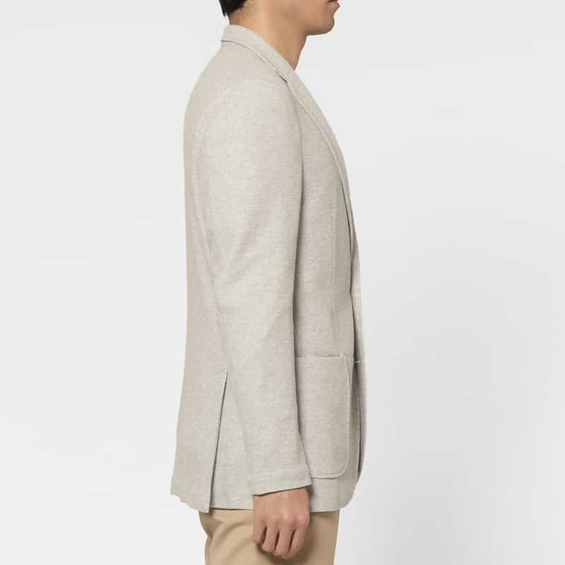 BARNEYS NEW YORK ジャージー素材テーラードジャケット LIGHT GRAY