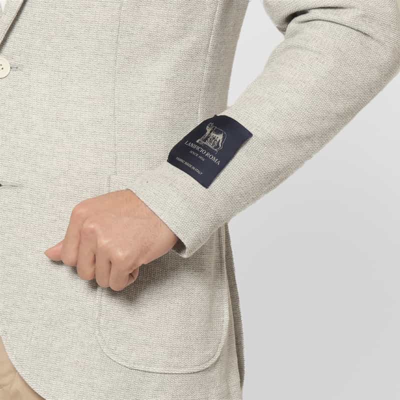 BARNEYS NEW YORK ジャージー素材テーラードジャケット LIGHT GRAY