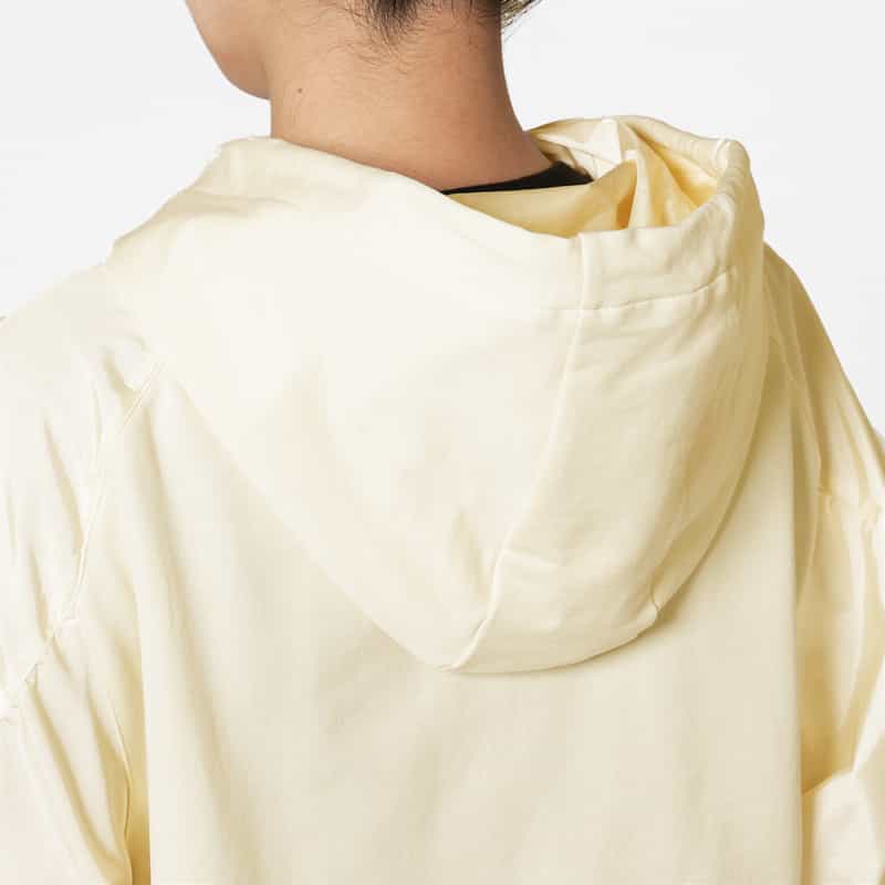 MONCLER MONCLER＜モンクレール＞ パフスリーブ ジップアップフーデッドブルゾン WHITE