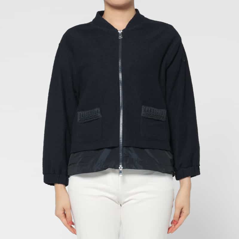 MONCLER MONCLER ＜モンクレール＞ ジップアップカーディガン NAVY