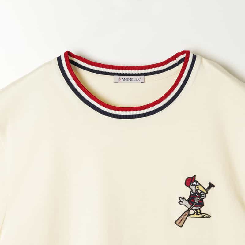 MONCLER MONCLER＜モンクレール＞ ロゴ入りTシャツ WHITE