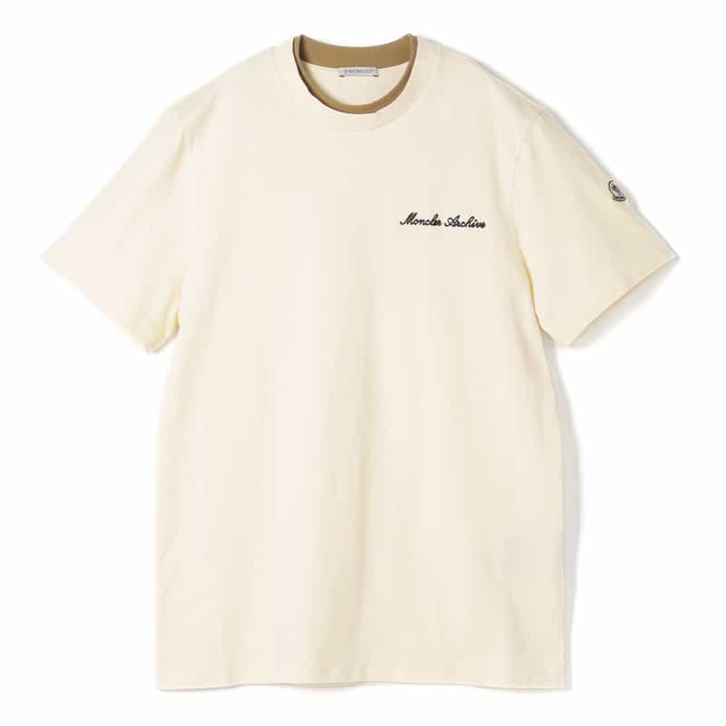 MONCLER MONCLER＜モンクレール＞ ロゴ入りTシャツ WHITE