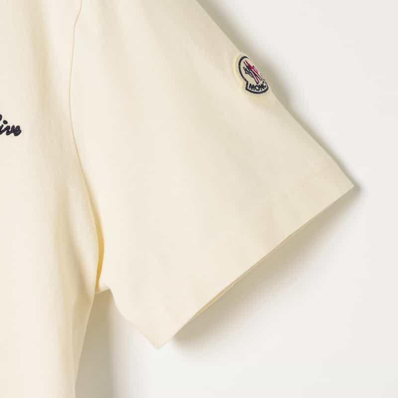 MONCLER MONCLER＜モンクレール＞ ロゴ入りTシャツ WHITE