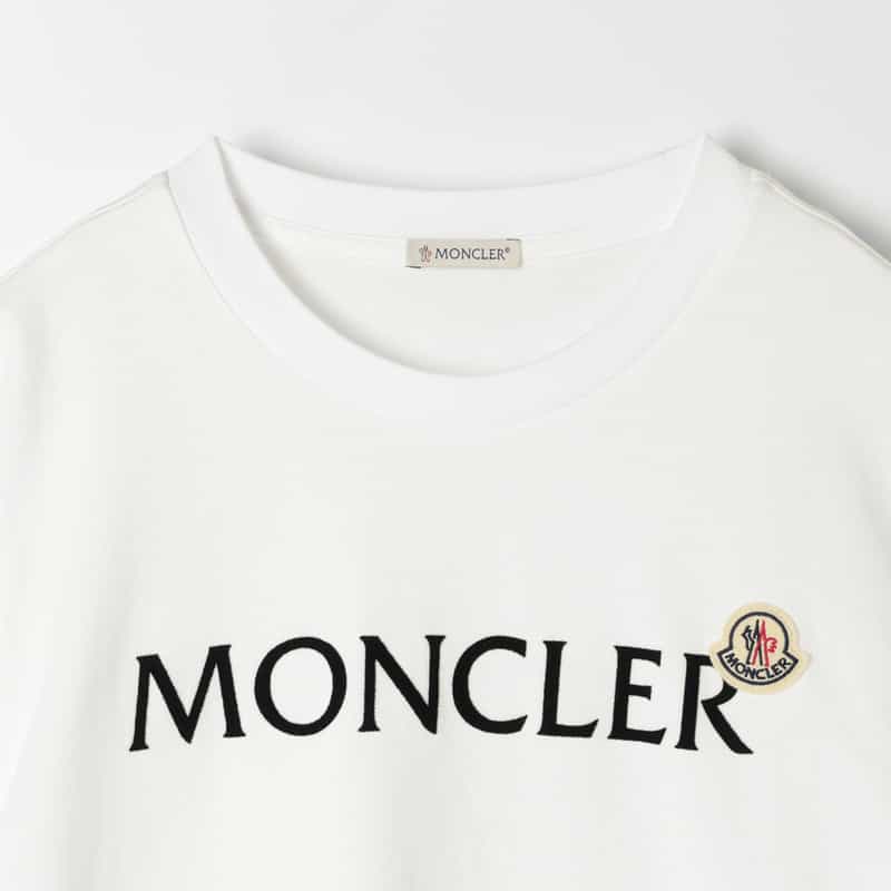 MONCLER MONCLER＜モンクレール＞ ロゴ入りロングスリーブカットソー WHITE