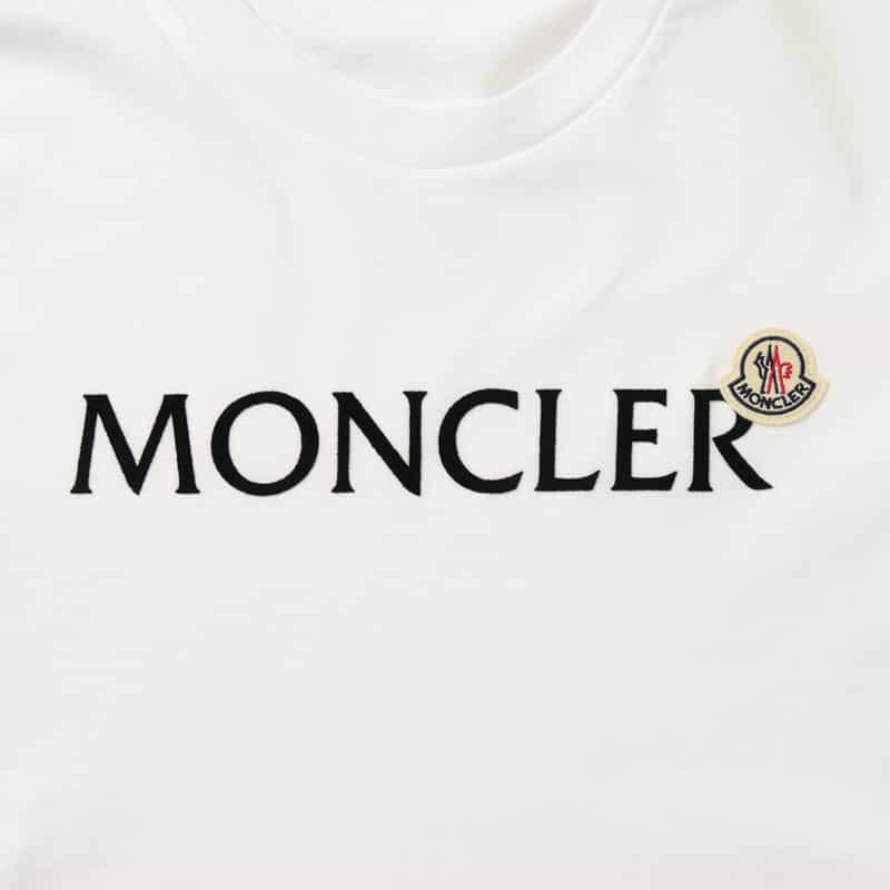 MONCLER MONCLER＜モンクレール＞ ロゴ入りロングスリーブカットソー WHITE
