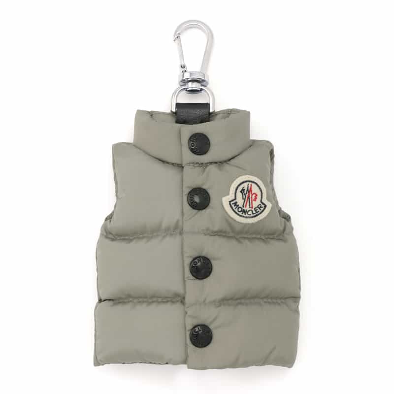 MONCLER MONCLER＜モンクレール＞ ベスト型キーリング GRAY