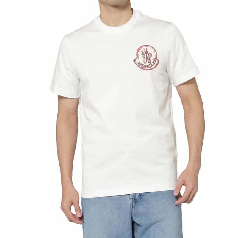 MONCLER MONCLER＜モンクレール＞ ロゴ入りTシャツ WHITE