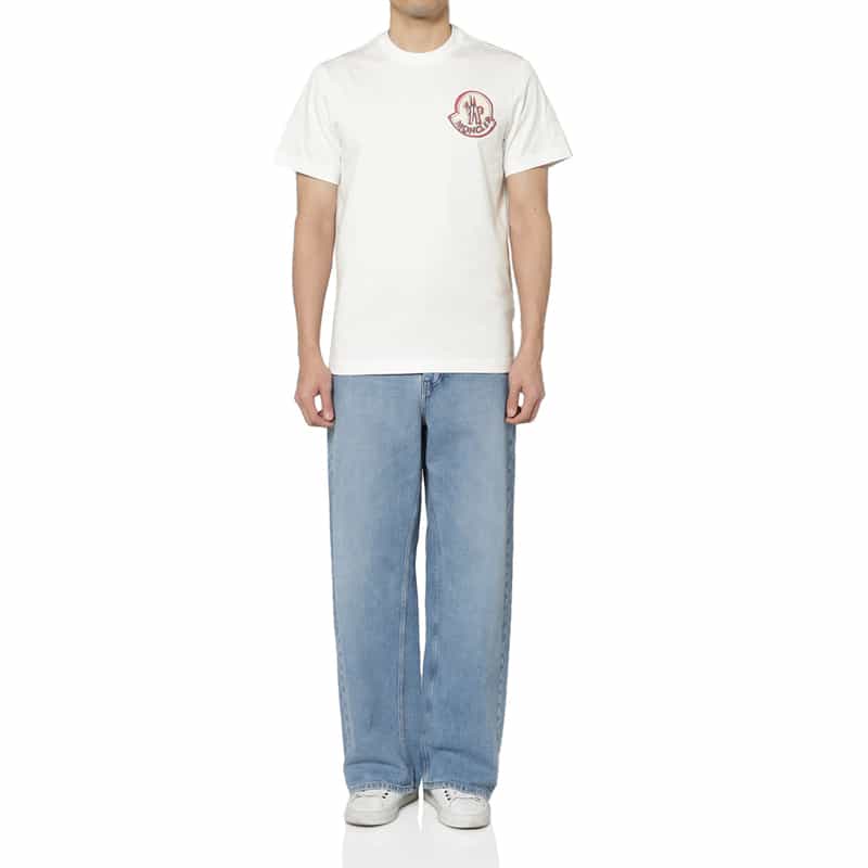 MONCLER MONCLER＜モンクレール＞ ロゴ入りTシャツ WHITE