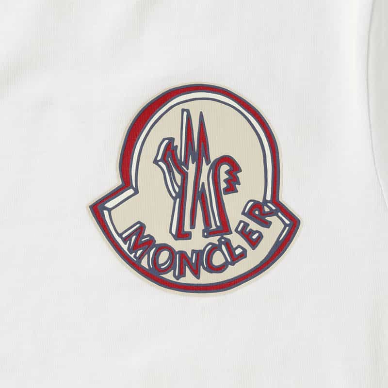 MONCLER MONCLER＜モンクレール＞ ロゴ入りTシャツ WHITE