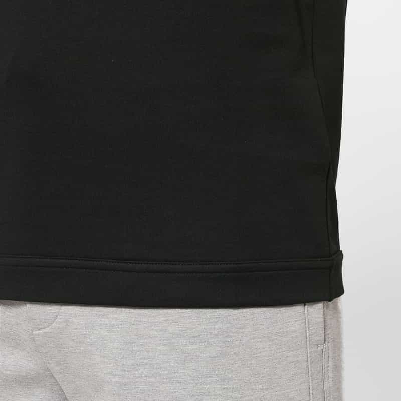 MONCLER MONCLER＜モンクレール＞ レザーパッチロゴ入りTシャツ BLACK