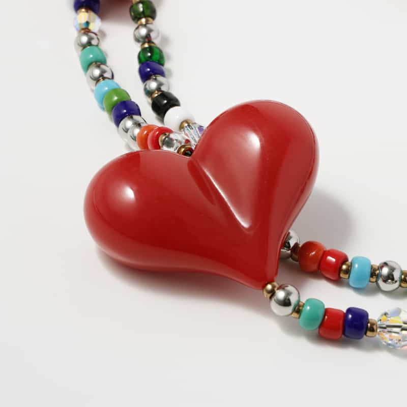 STRING TING STRING TING ＜ストリング ティング＞ バッグチャーム “Big Love Bag Charm2“ MULTI COLOR
