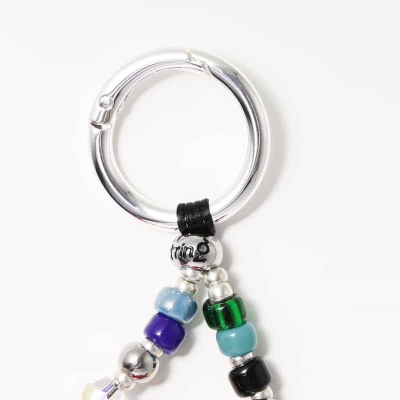 STRING TING STRING TING ＜ストリング ティング＞ バッグチャーム “Big Love“ RED