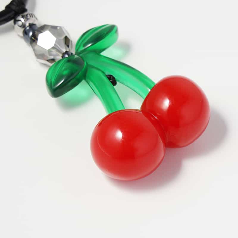 STRING TING STRING TING ＜ストリング ティング＞ バッグチャーム “Cherry Drop“ RED