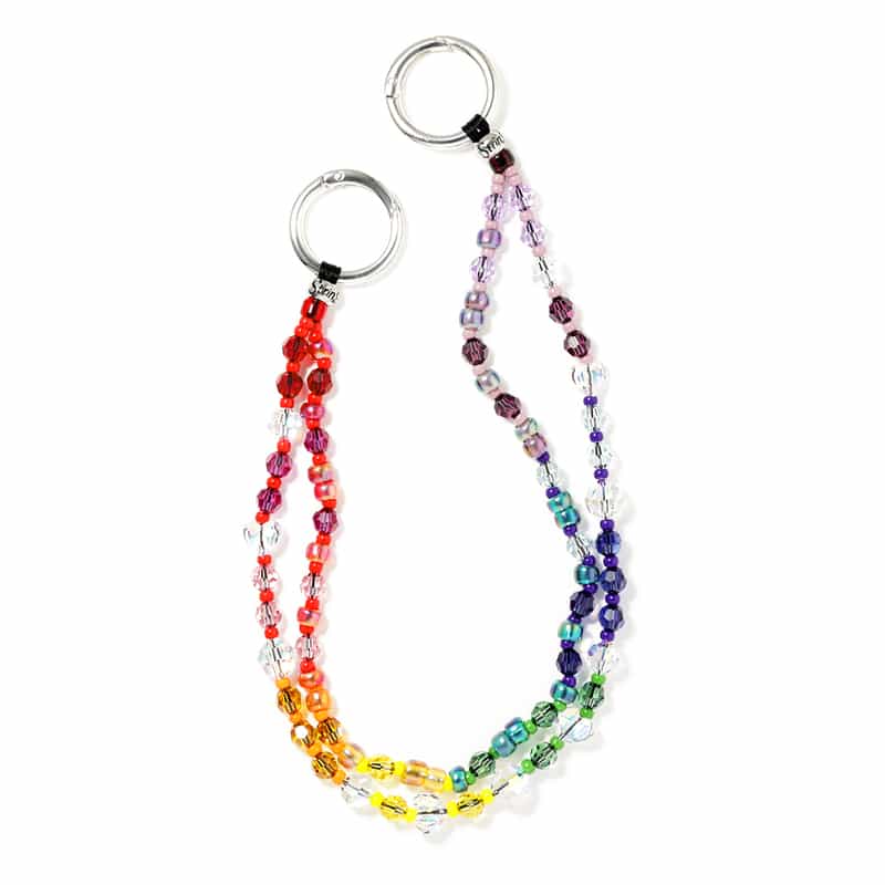 STRING TING STRING TING ＜ストリング ティング＞ バッグチャーム “Twin Rainbow Bag Ting2“ MULTI COLOR
