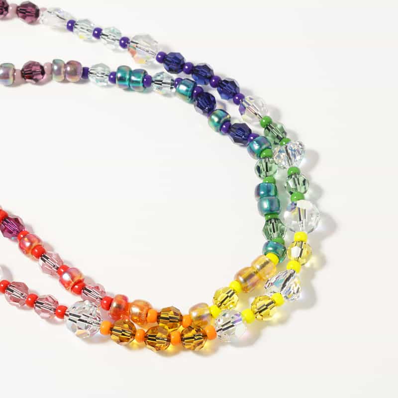 STRING TING STRING TING ＜ストリング ティング＞ バッグチャーム “Twin Rainbow Bag Ting2“ MULTI COLOR