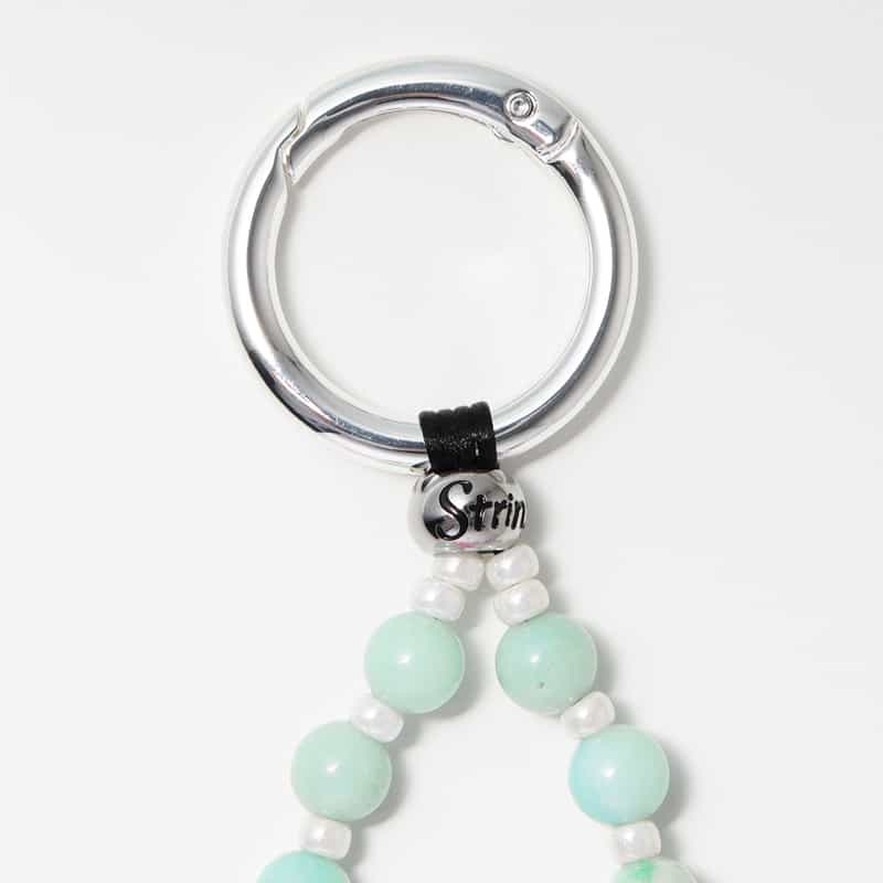STRING TING STRING TING ＜ストリング ティング＞ バッグチャーム “Love Chakra Amazonite“ PINK