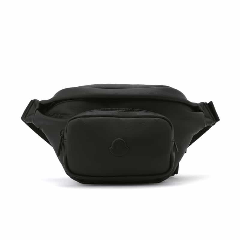 MONCLER MONCLER＜モンクレール＞ レザーボディバッグ BLACK
