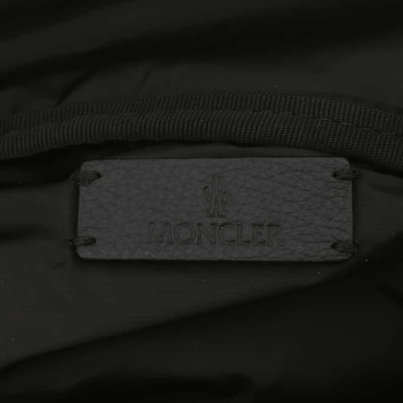 MONCLER MONCLER＜モンクレール＞ レザーボディバッグ BLACK