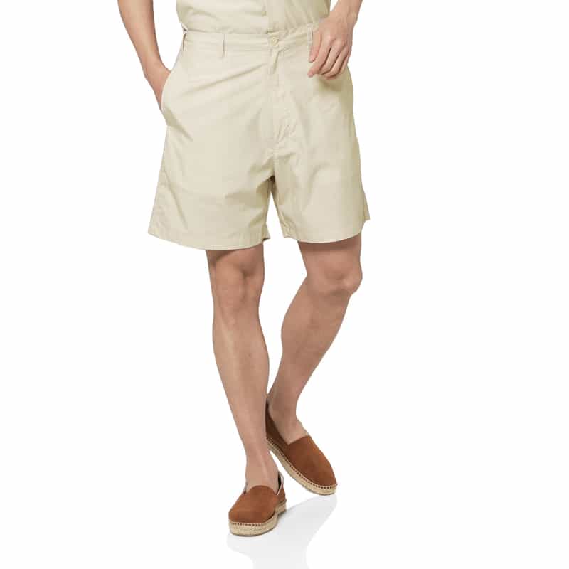 BARNEYS NEW YORK セットアップ ストライプ柄ショーツ BEIGE