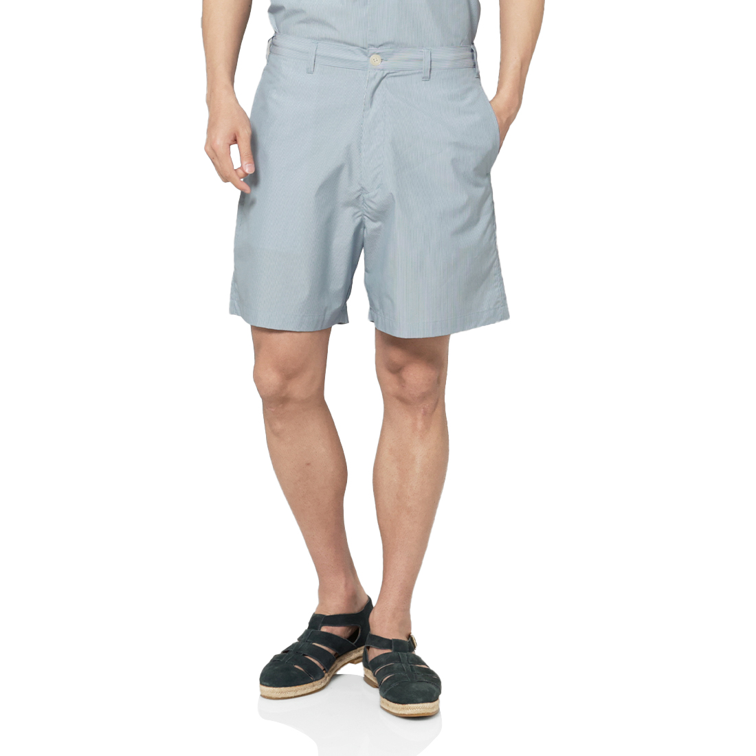 セットアップ ストライプ柄ショーツ