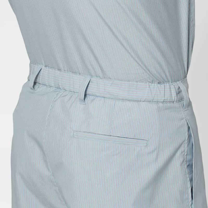 BARNEYS NEW YORK セットアップ ストライプ柄ショーツ BLUE