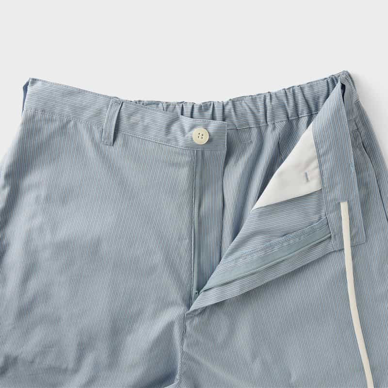 BARNEYS NEW YORK セットアップ ストライプ柄ショーツ BLUE