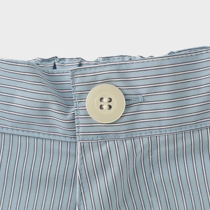 BARNEYS NEW YORK セットアップ ストライプ柄ショーツ BLUE