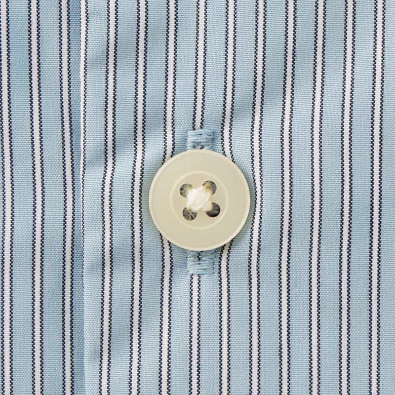 BARNEYS NEW YORK セットアップ ストライプ柄オープンカラーシャツ BLUE