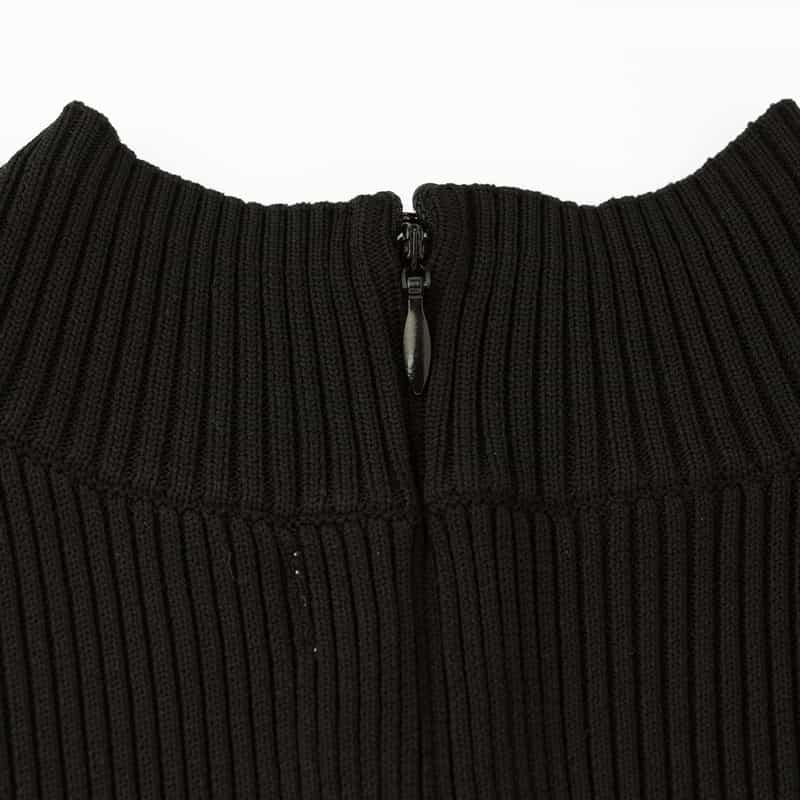 BARNEYS NEW YORK 異素材コンビネーション フラワープリントドレス WHITE