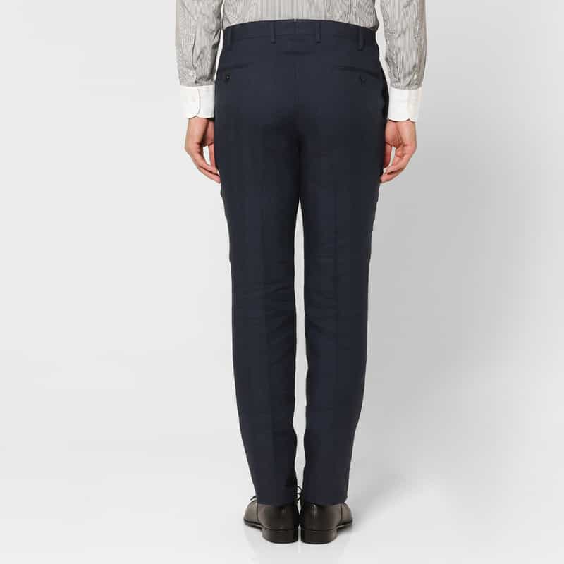 BARNEYS NEW YORK リネンウール素材スーツ"MADISON" NAVY