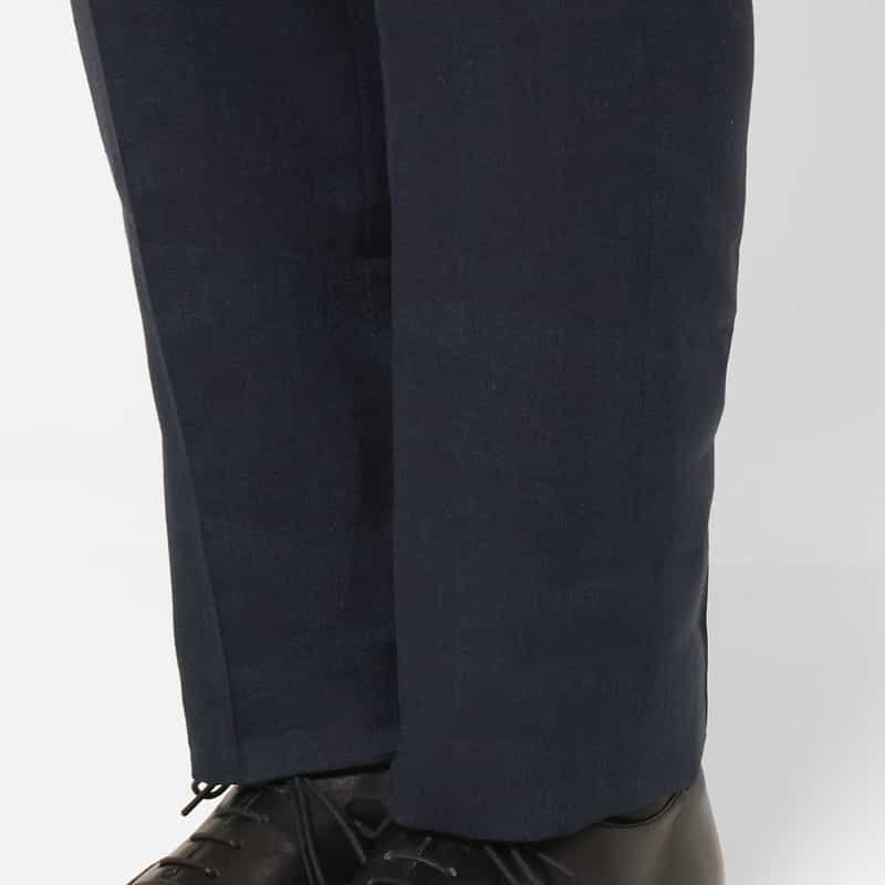 BARNEYS NEW YORK リネンウール素材スーツ"MADISON" NAVY