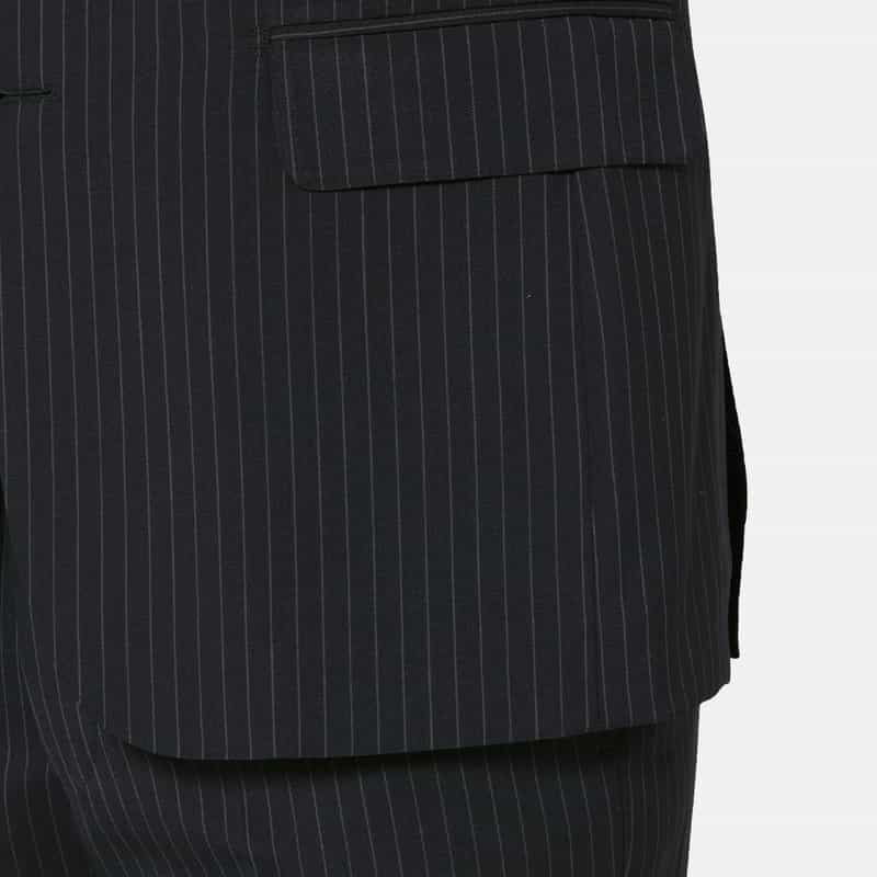 BARNEYS NEW YORK ストライプ柄スーツ"MADISON" NAVY