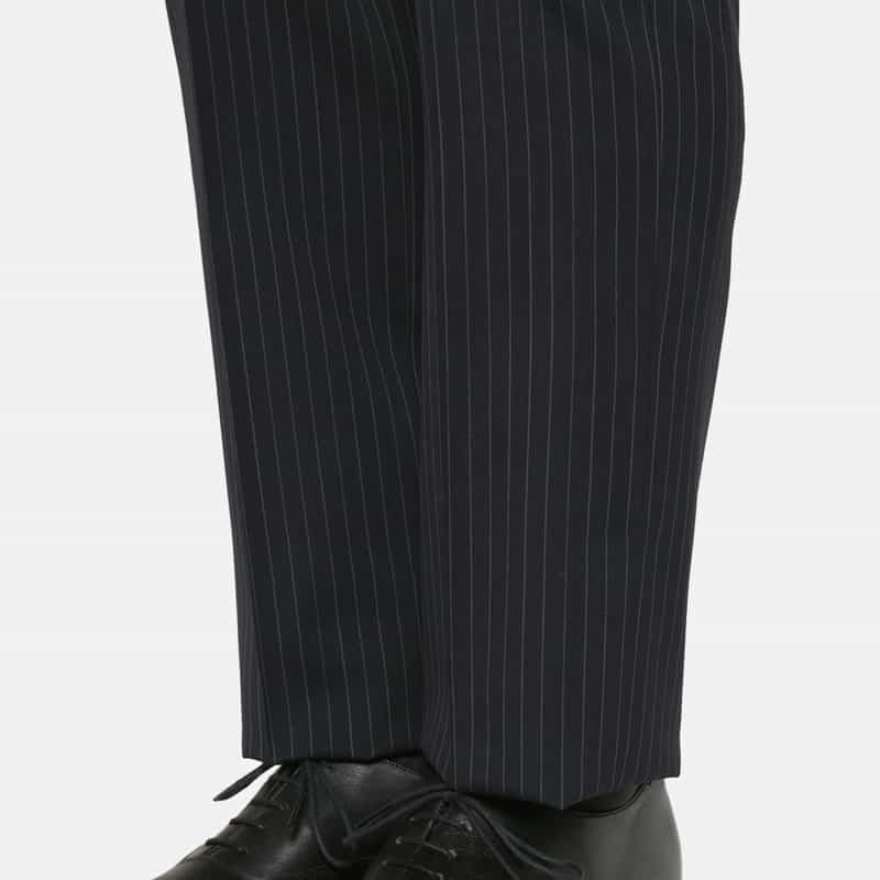 BARNEYS NEW YORK ストライプ柄スーツ"MADISON" NAVY