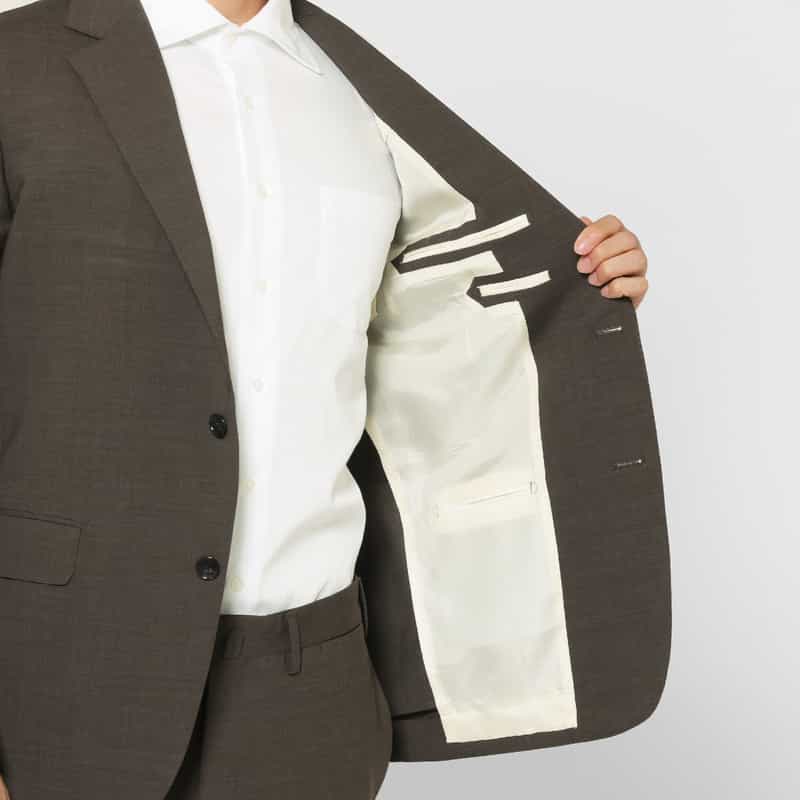 BARNEYS NEW YORK スーツ"MADISON" BROWN