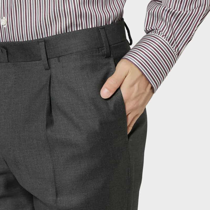 BARNEYS NEW YORK ダブルブレストスーツ"BROOKLYN" LIGHT GRAY