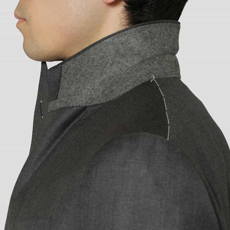 BARNEYS NEW YORK ダブルブレストスーツ"BROOKLYN" LIGHT GRAY