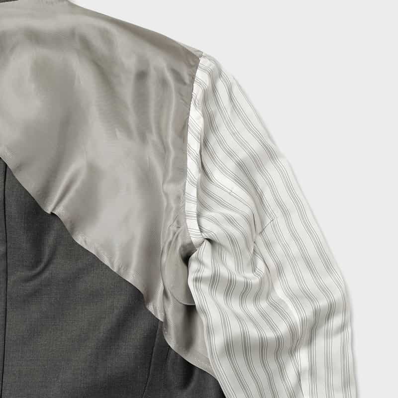 BARNEYS NEW YORK ダブルブレストスーツ"BROOKLYN" LIGHT GRAY