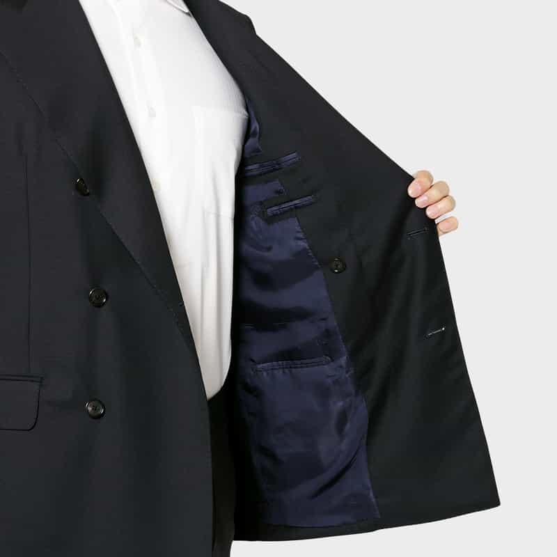 BARNEYS NEW YORK ダブルブレストスーツ"BROOKLYN" LIGHT GRAY