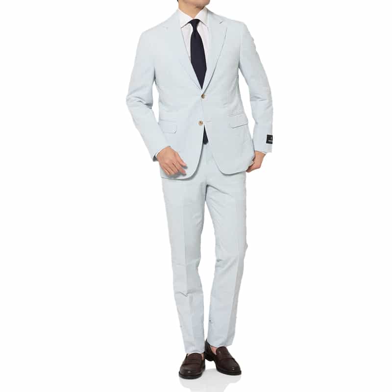 シアサッカー素材スーツ"MADISON"