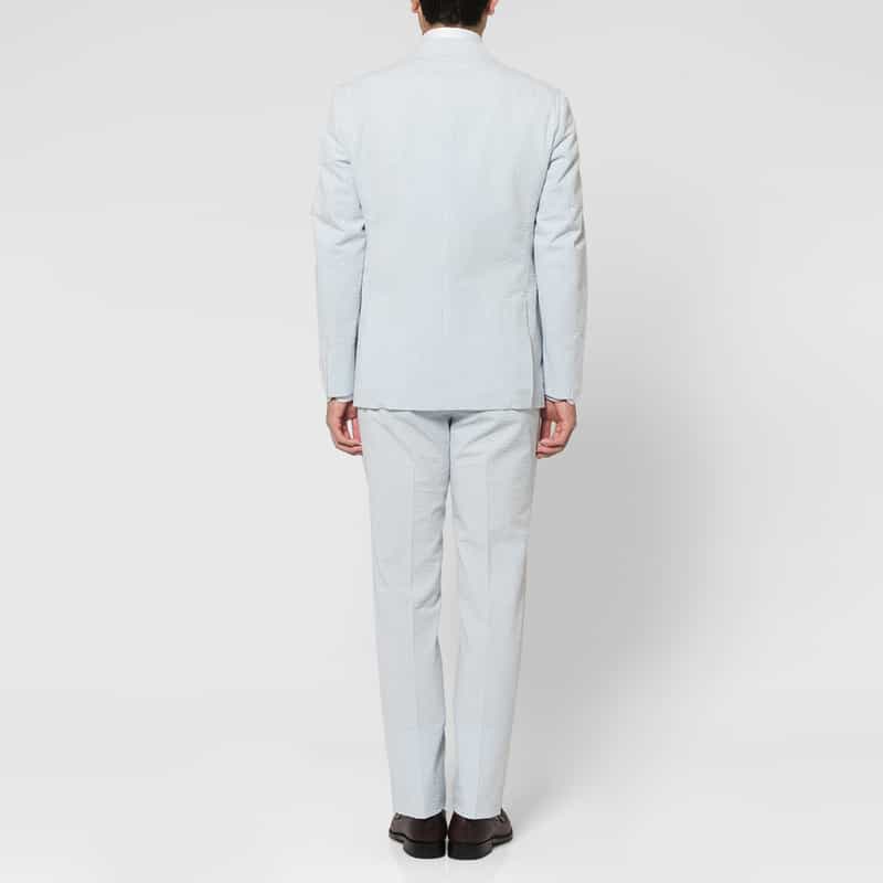 BARNEYS NEW YORK シアサッカー素材スーツ"MADISON" LIGHT BLUE