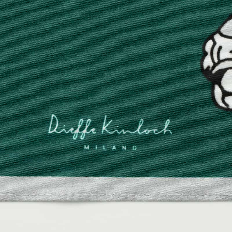 DIEFFE KINLOCH DIEFFE KINLOCH＜ディエッフェ キンロック＞ バーニーズ　ニューヨーク限定 ハンカチ NAVY