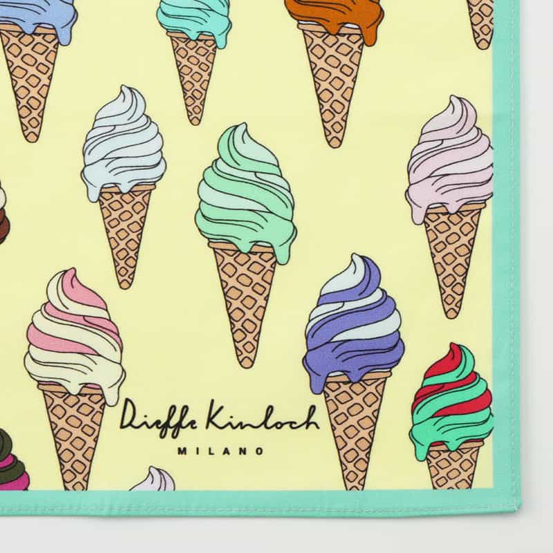 DIEFFE KINLOCH DIEFFE KINLOCH＜ディエッフェ キンロック＞ ハンカチ BEIGE