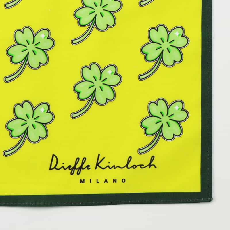 DIEFFE KINLOCH DIEFFE KINLOCH＜ディエッフェ キンロック＞ ハンカチ YELLOW