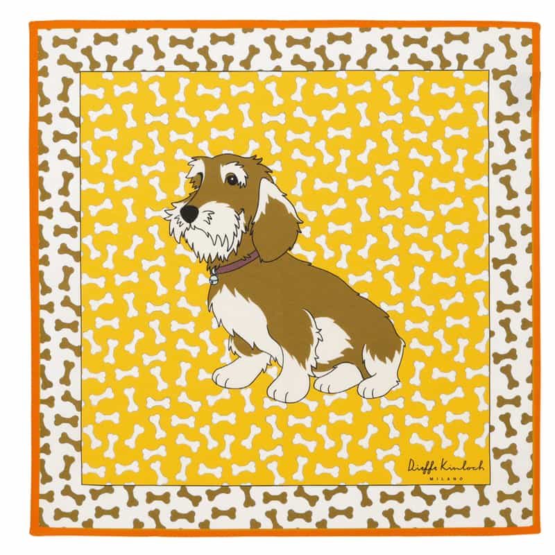 DIEFFE KINLOCH DIEFFE KINLOCH＜ディエッフェ キンロック＞ ハンカチ YELLOW