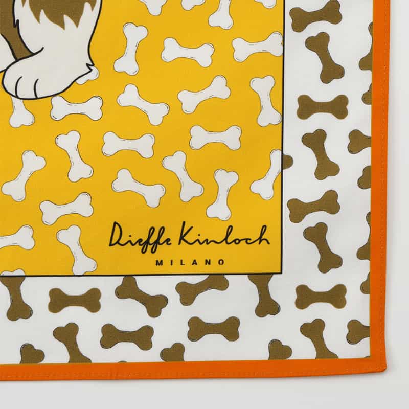 DIEFFE KINLOCH DIEFFE KINLOCH＜ディエッフェ キンロック＞ ハンカチ YELLOW