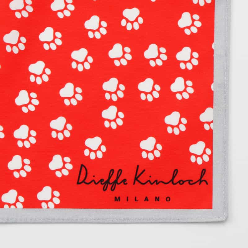 DIEFFE KINLOCH DIEFFE KINLOCH＜ディエッフェ キンロック＞ ハンカチ RED