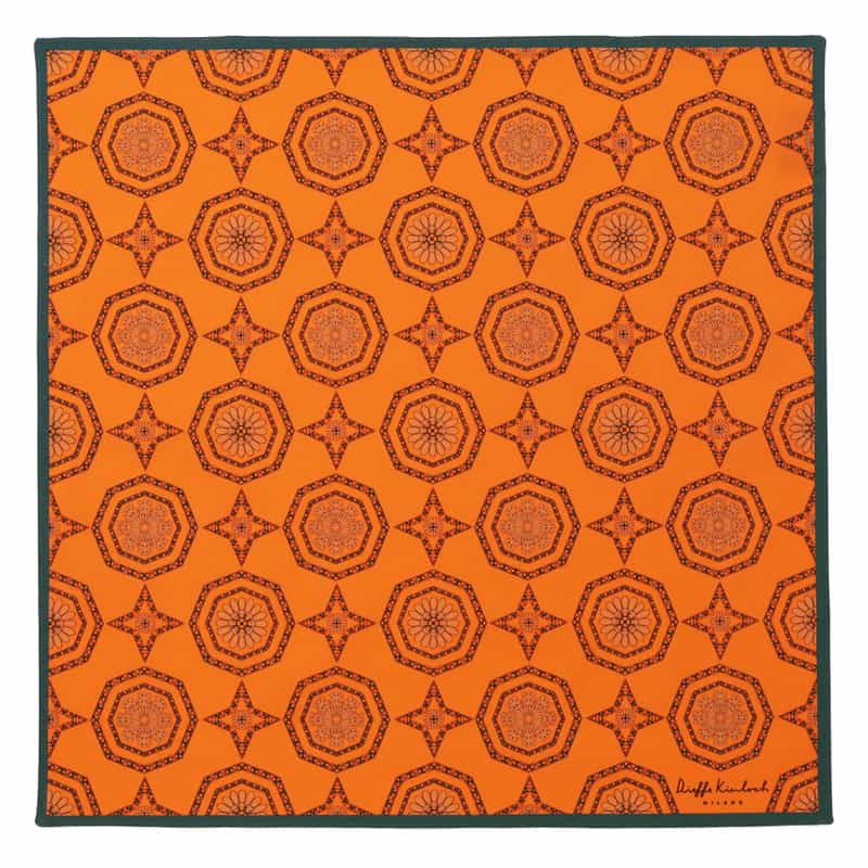 DIEFFE KINLOCH DIEFFE KINLOCH＜ディエッフェ キンロック＞ ハンカチ ORANGE