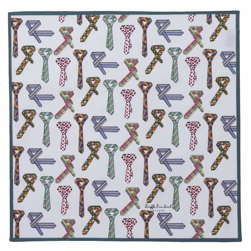 DIEFFE KINLOCH DIEFFE KINLOCH＜ディエッフェ キンロック＞ ハンカチ PURPLE